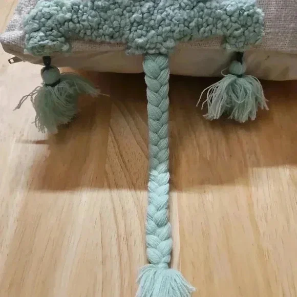 Opal House Decorative Pillow with Green Lizards - Picture 6 of 13